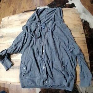 American Eagle zip up hoodie Large